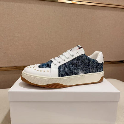 Damen Sneaker Geometrisch Modisch Trendy