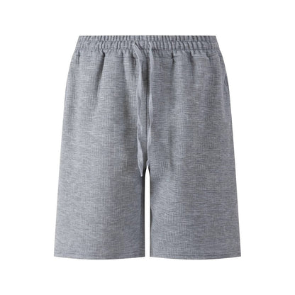 Herren Shorts Elastischer Bund Mit Kordelzug Sportlich