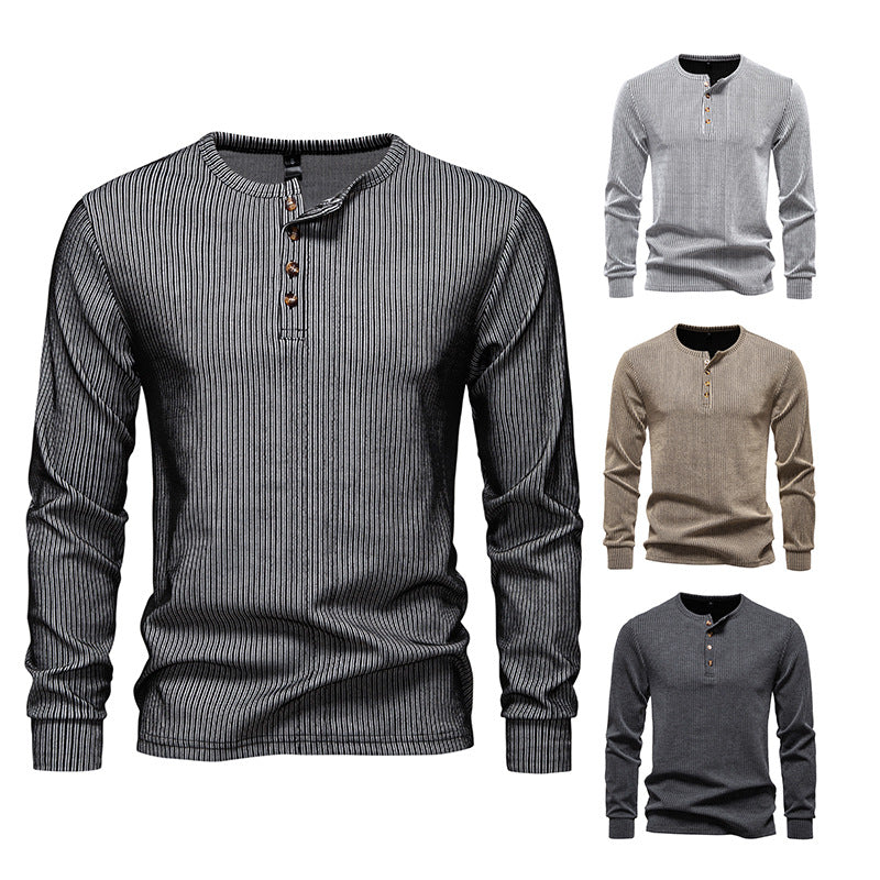 Herren Langarmshirt Streifenmuster Modern Berlin