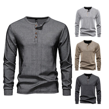 Herren Langarmshirt Streifenmuster Modern Berlin