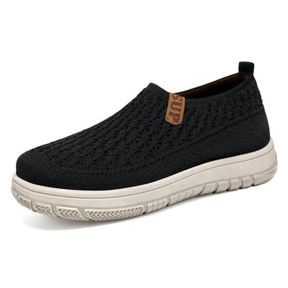 Damen Laufschuhe Atmungsaktiv Slip-On Leicht