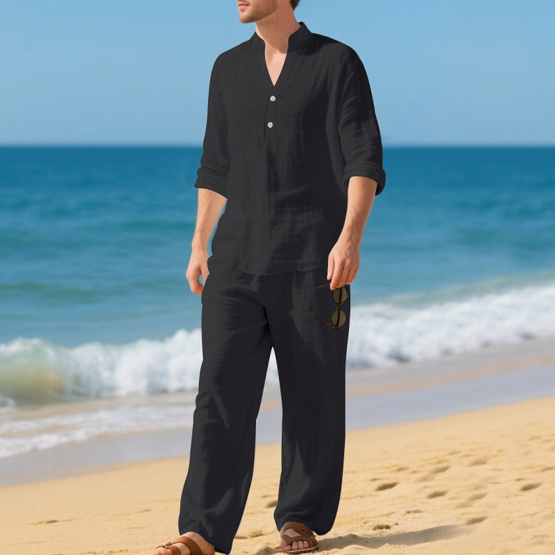 Herren Strandoutfit Lässig Leger Sommer