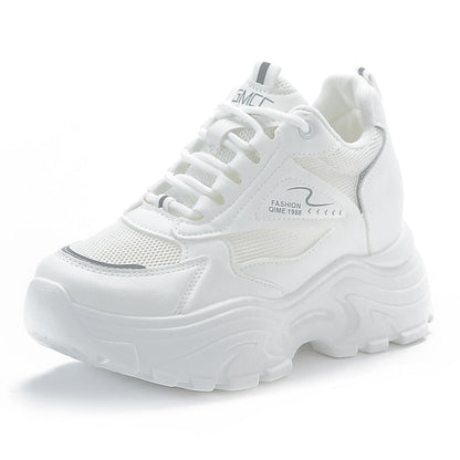 Damen Sneaker Chunky Sportschuhe atmungsaktiv rutschfest
