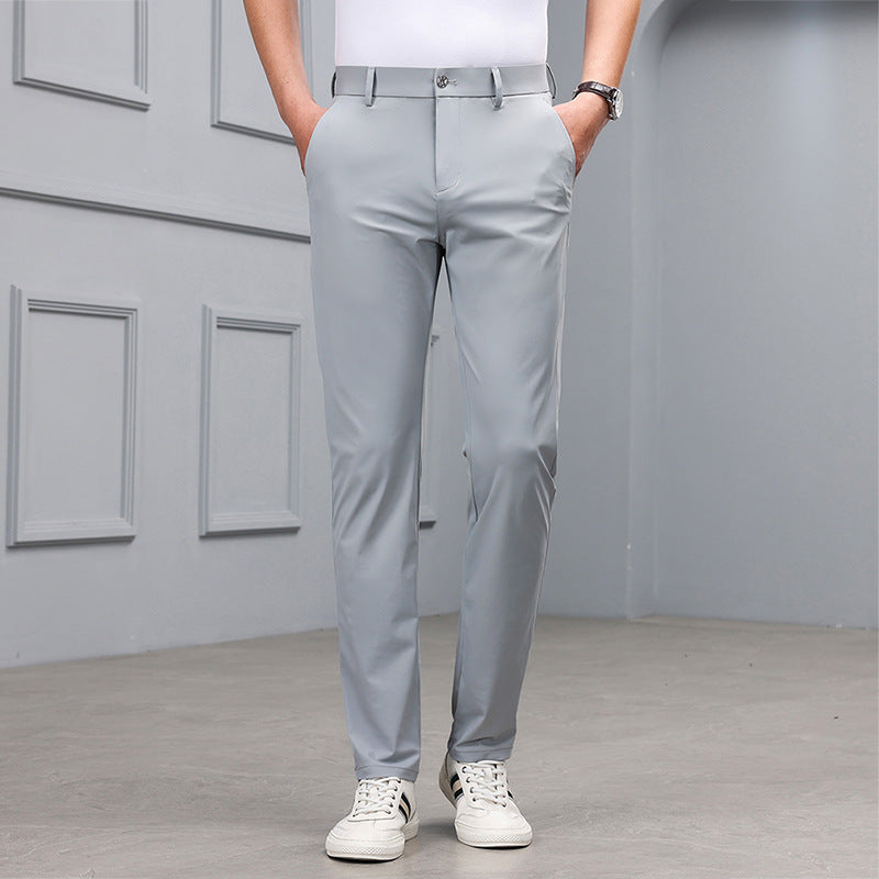 Herren Stretchhose Bequem Schnitt Mit Elastik - BerlinGlamour