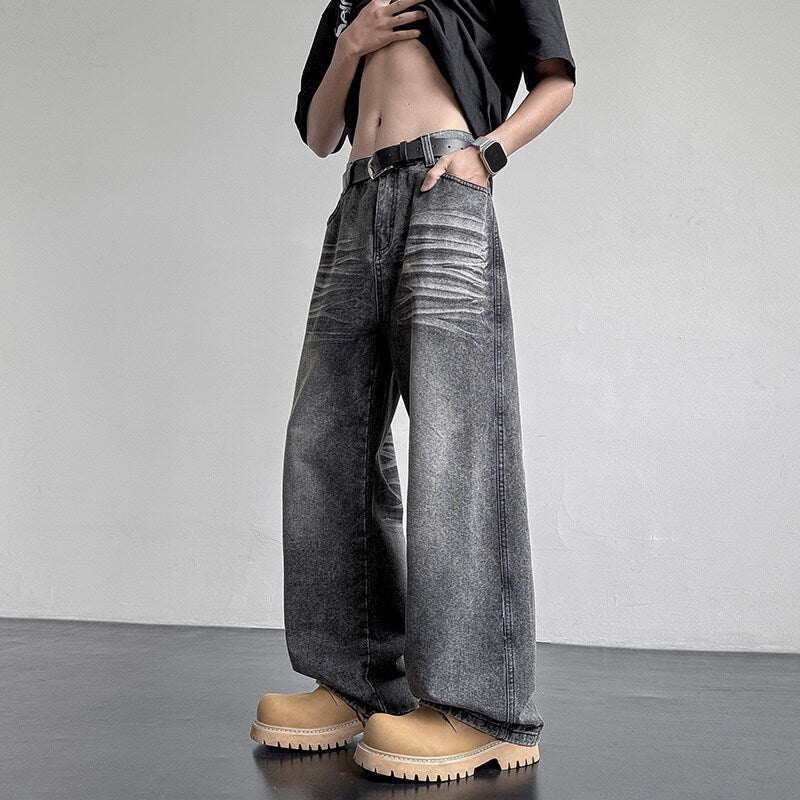 Unisex Denim-Hose Weit Bequem Einzigartig Berlin Style - BerlinGlamour