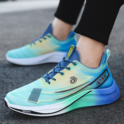 Damen Laufschuhe Atmungsaktiv Leicht mit Weichem Dämpfer