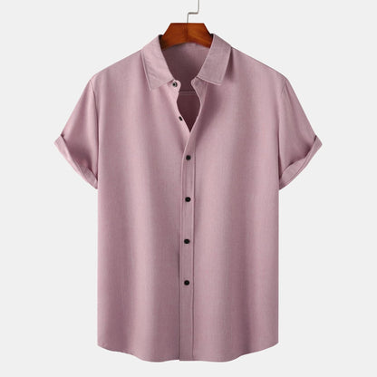 Herren Kurzarmhemd Atmungsaktiv Komfortabel Elegantes Design