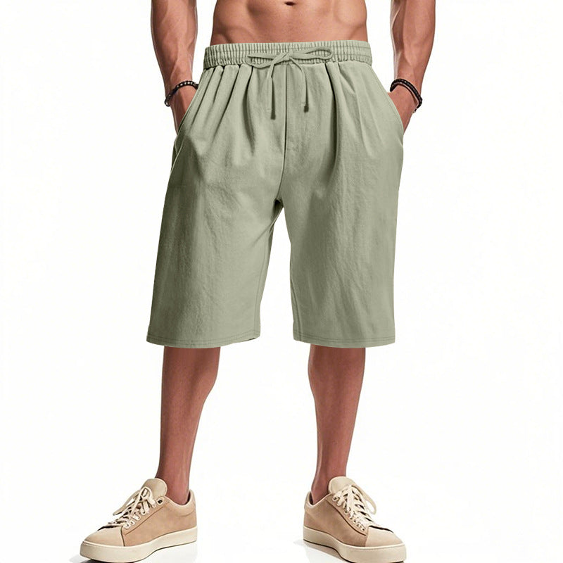 Herren Cargo Shorts Bequem Elastisch Große Taschen