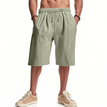Herren Cargo Shorts Bequem Elastisch Große Taschen