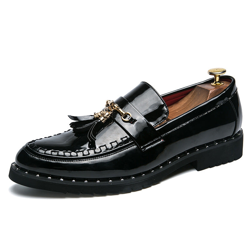 Damen Mokassins Elegante mit goldenen Nieten Schuhe Heidi Mode