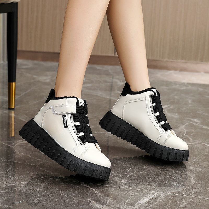 Damen Winterstiefel Flauschig Warm Robust