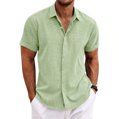 Herren Kurzarmhemd Leicht Sommer Berlin Style