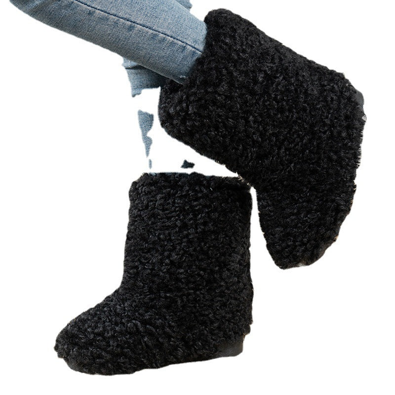 Weiche Damen Hausschuhe Fleece Warm Kuschelig