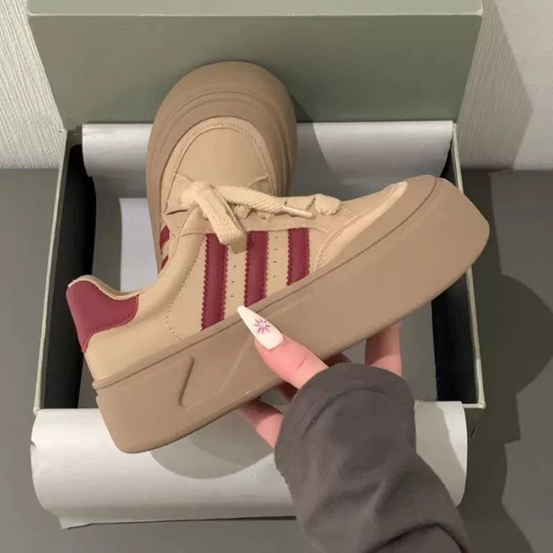 Damen Sneaker Hoch Plattform Extrahoch Mode