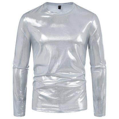 Herren Langarmshirt Glänzend Modern Berlin Style