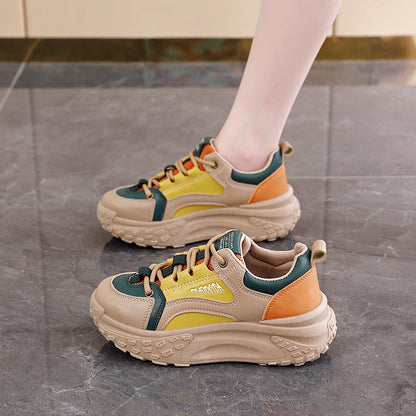 Damen Sneaker Sportlich Chunky Komfortabel
