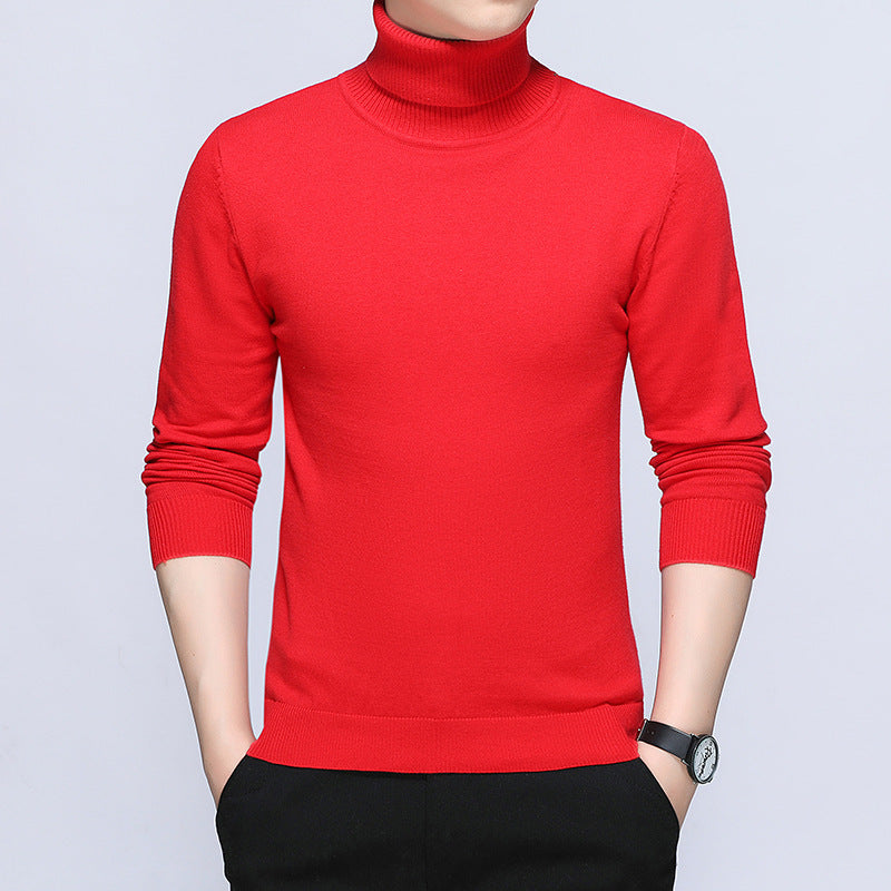 Herren Rollkragenpullover Baumwolle Atmungsaktiv Eleganz