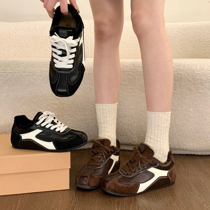 Damen Sneaker Warm Kunstfell Rutschfest Sportlich - BerlinGlamour