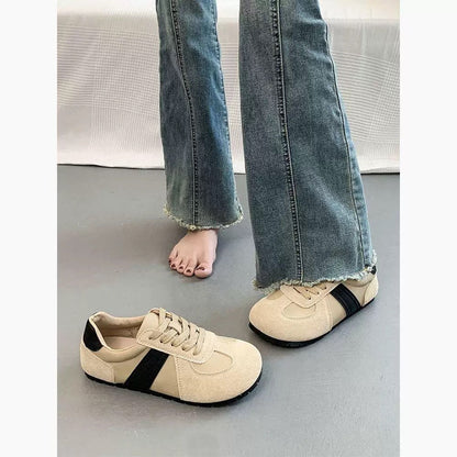 Damen Sneaker Modisch Strukturiert Rutschfest