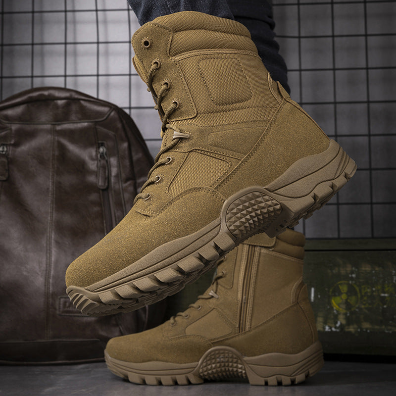 Herren Tactical Stiefel Strapazierfähig Hoch Knöchelschutz Outdoor