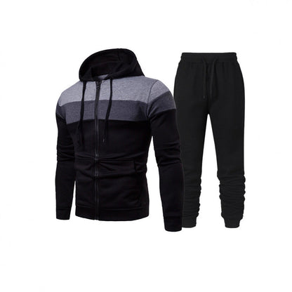 Herren Sportanzug Modern Farben Praktisch Taschen - BerlinGlamour