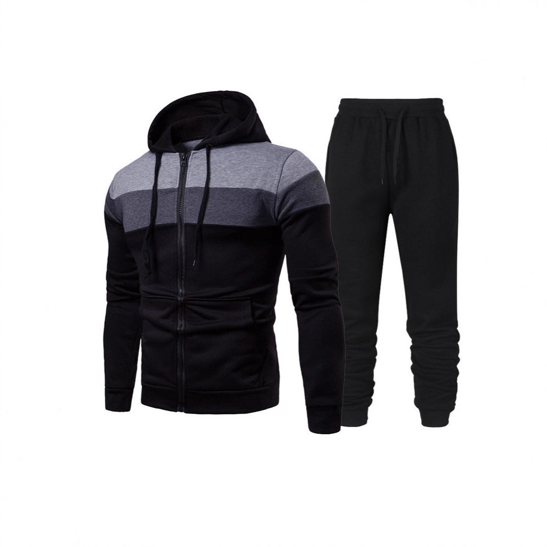 Herren Sportanzug Kapuzenjacke Jogginghose Set - BerlinGlamour