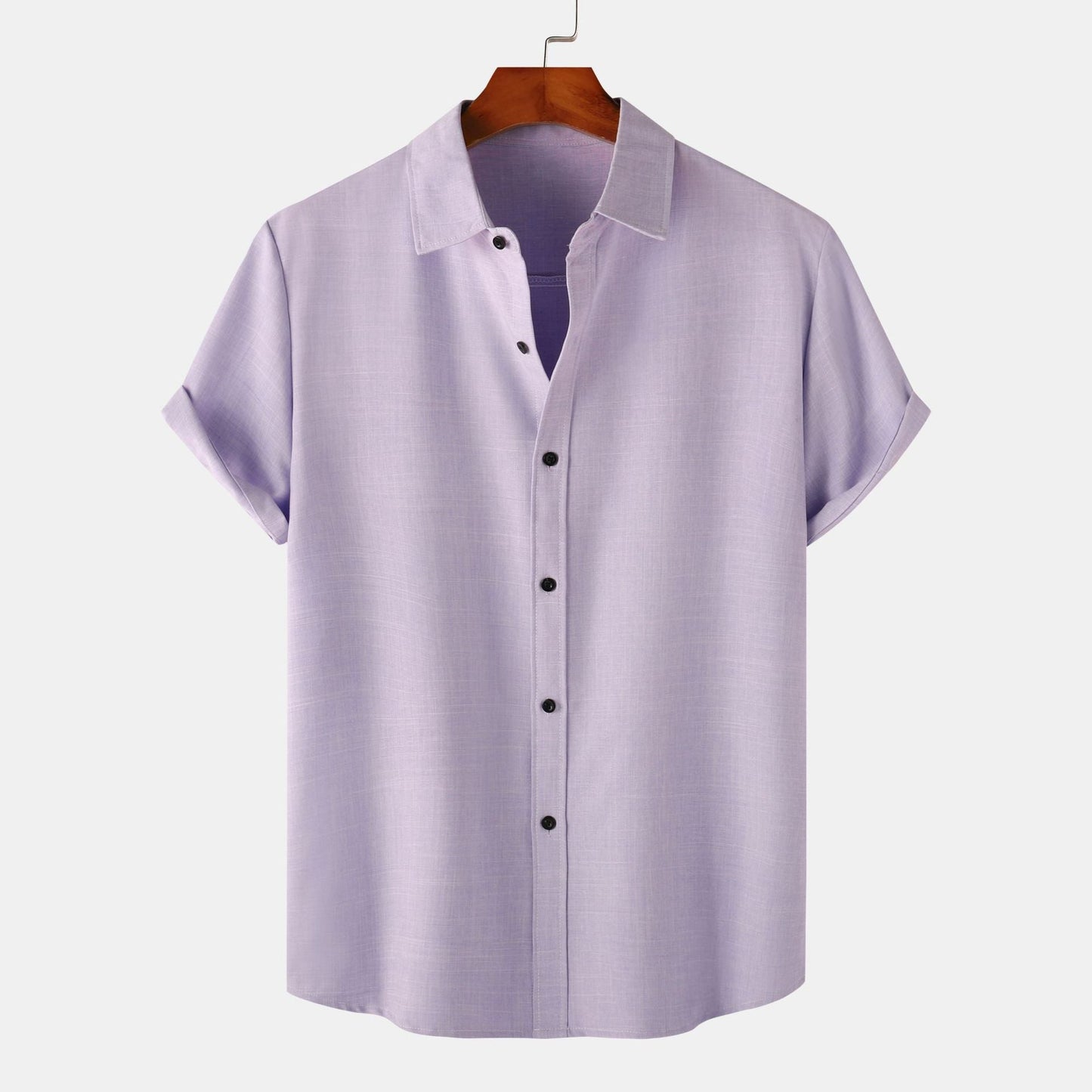 Herren Kurzarmhemd Atmungsaktiv Komfortabel Elegantes Design