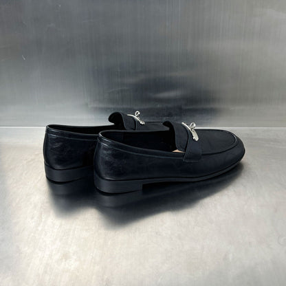 Damen Mokassins Elegante Schnalle Schuhe Komfort