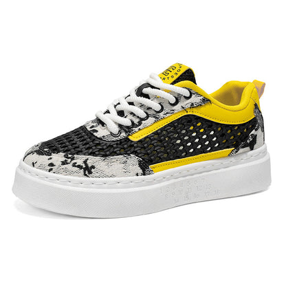 Damen Sneaker Plateau atmungsaktiv Komfort Schuhe