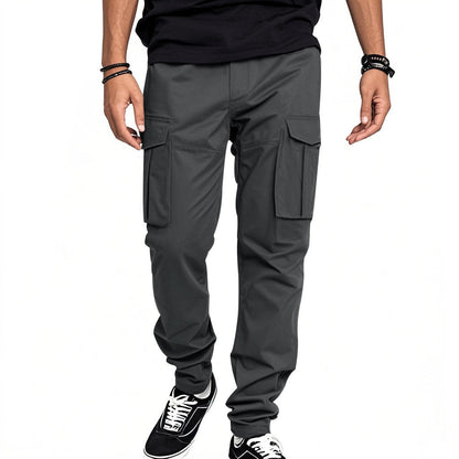 Herren Cargo-Hose Vieltaschig Flexibel Bequem