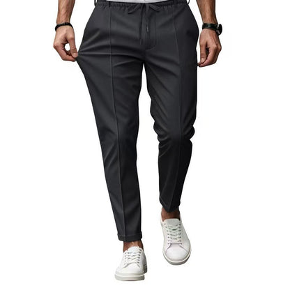 Herren Freizeithose Elegant Elastisch Mit Taschen