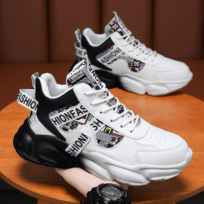 Damen Sneaker Chunky Mode Schuhe mit Grafik Design