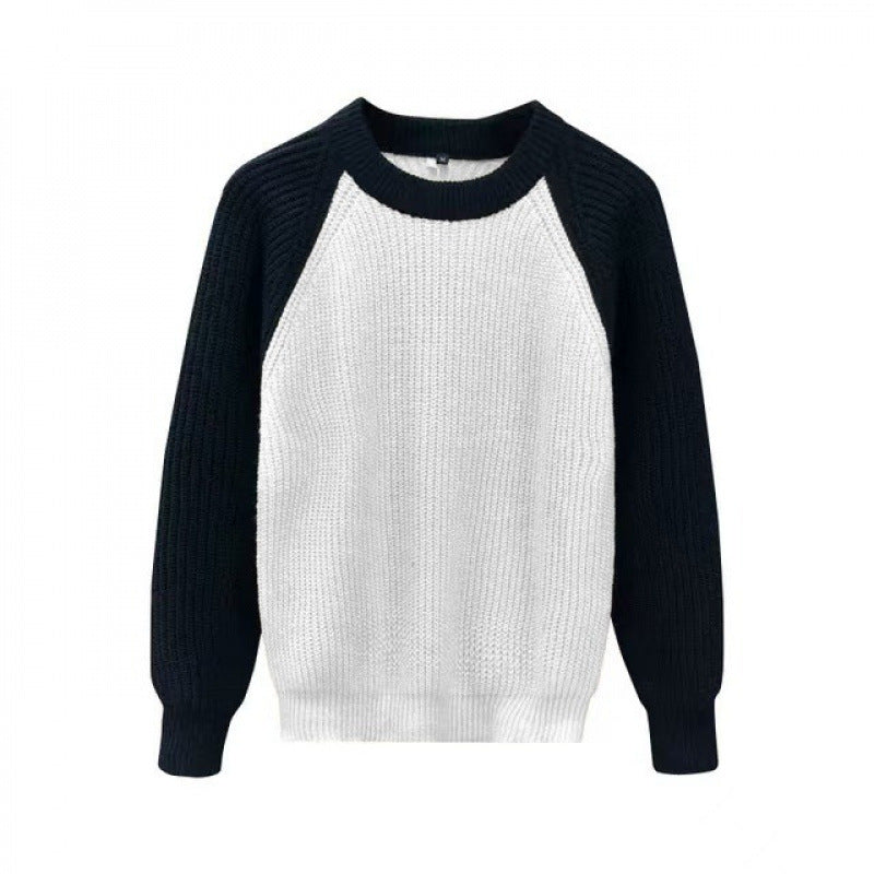 Herren Pullover Modern Strukturiert Trendig