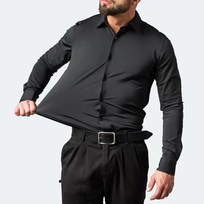 Herren Langarmhemd atmungsaktiv Flexibel Sportlich