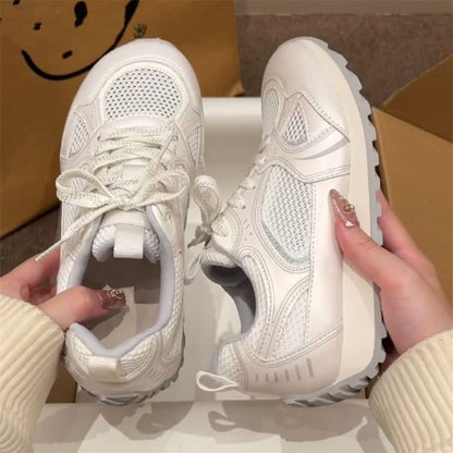 Damen Sneaker Atmungsaktiv Freizeit Schuhe Rutschfest Elegant