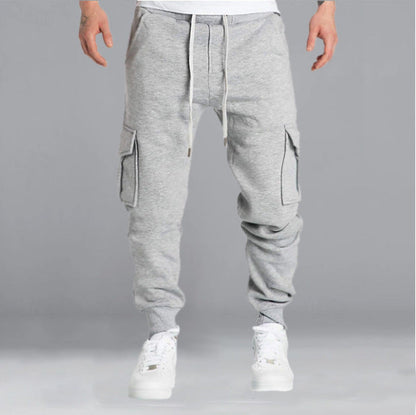 Herren Jogginghose Cargo-Style Bequem Mit Taschen