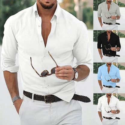 Herren Langarmhemd Modern Casual Berlin Style - BerlinGlamour