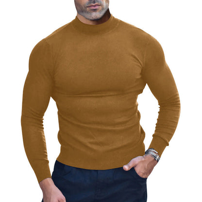 Slim Fit Rollkragenpullover Elegant Feinstrick
