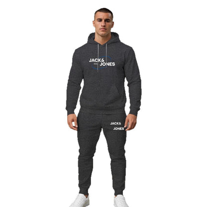 Herren Jogginganzug Set Freizeit Hoodie Hose Sportlich