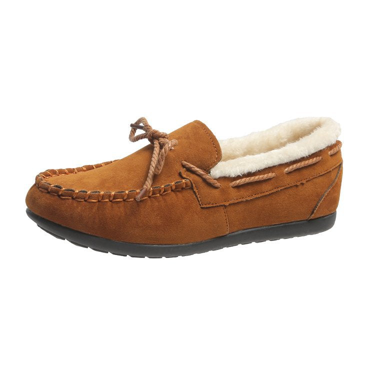 Damen Mokassins Weich Lederschuhe Elegant