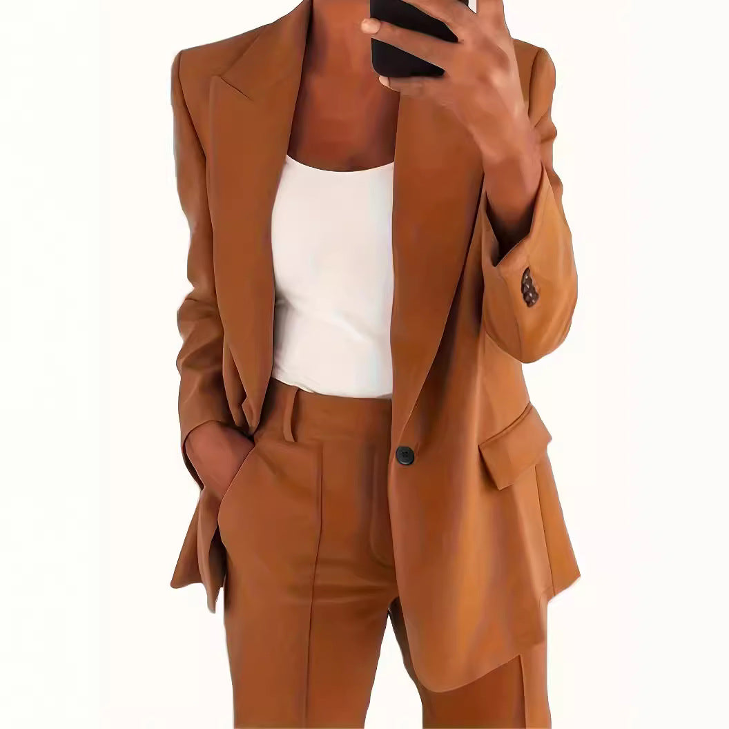 Damen Blazer Oversize Elegant Modern