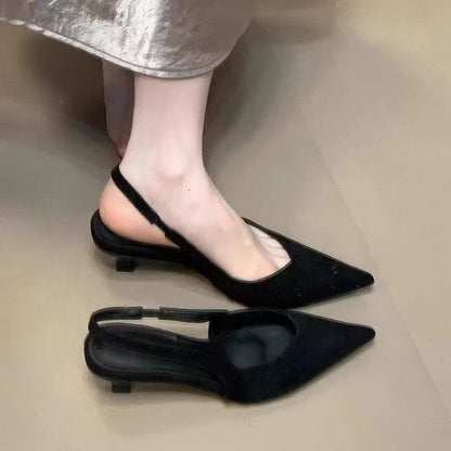Damen Sling Pumps Elegante Spitze Atmungsaktiv