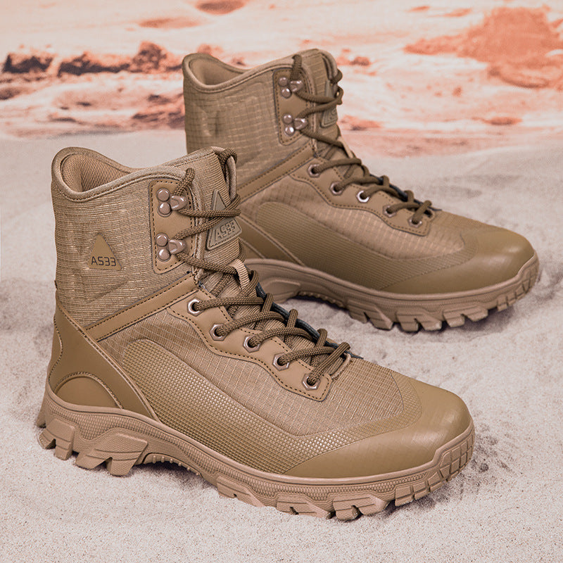 Herren Wanderstiefel atmungsaktiv rutschfest Outdoor Schuhe