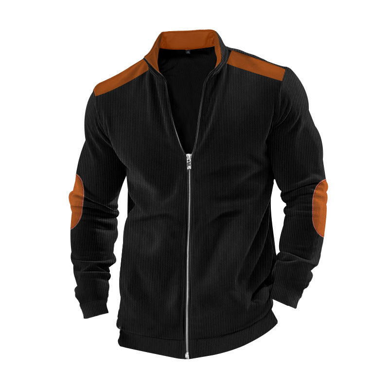 Herren Outdoor Jacke Sportlich Reißverschluss Modern