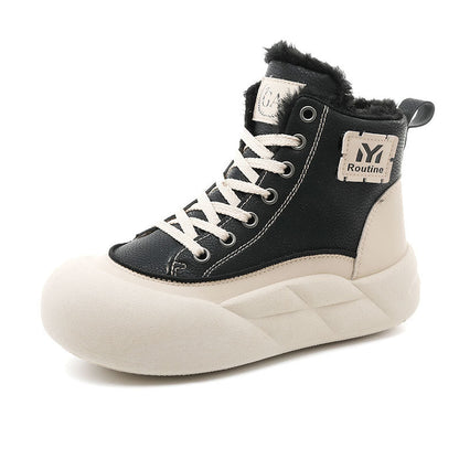 Damen Sneaker Hoch modisch Weich mit elastischer Sohle
