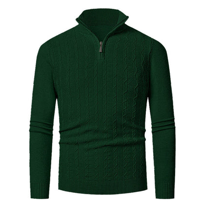 Herren Strickpullover Stehkragen Modern