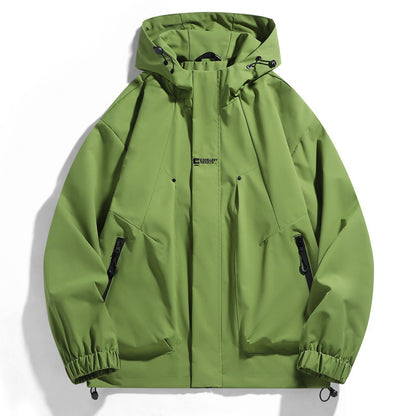 Herren Outdoorjacke Wasser- und Windschutz Funktionell - BerlinGlamour