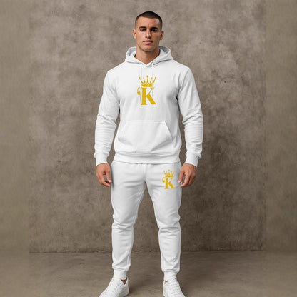 Bequemes Herren Hoodie Jogging Set Sportlich Comfort