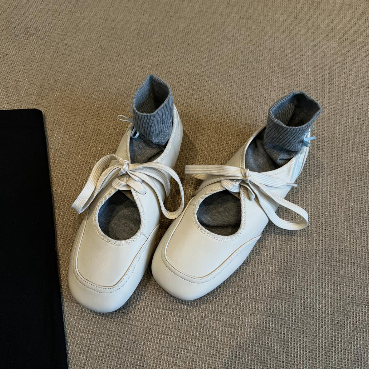 Damen Ballerinas Komfort Sockenschuhe Modisch