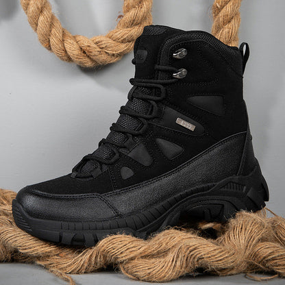 Herren Wanderstiefel Robust Wasserdicht mit hohem Knöchelschutz